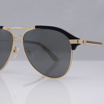 Gucci GG Web Aviator Sunglasses (SHF-OggPgD)