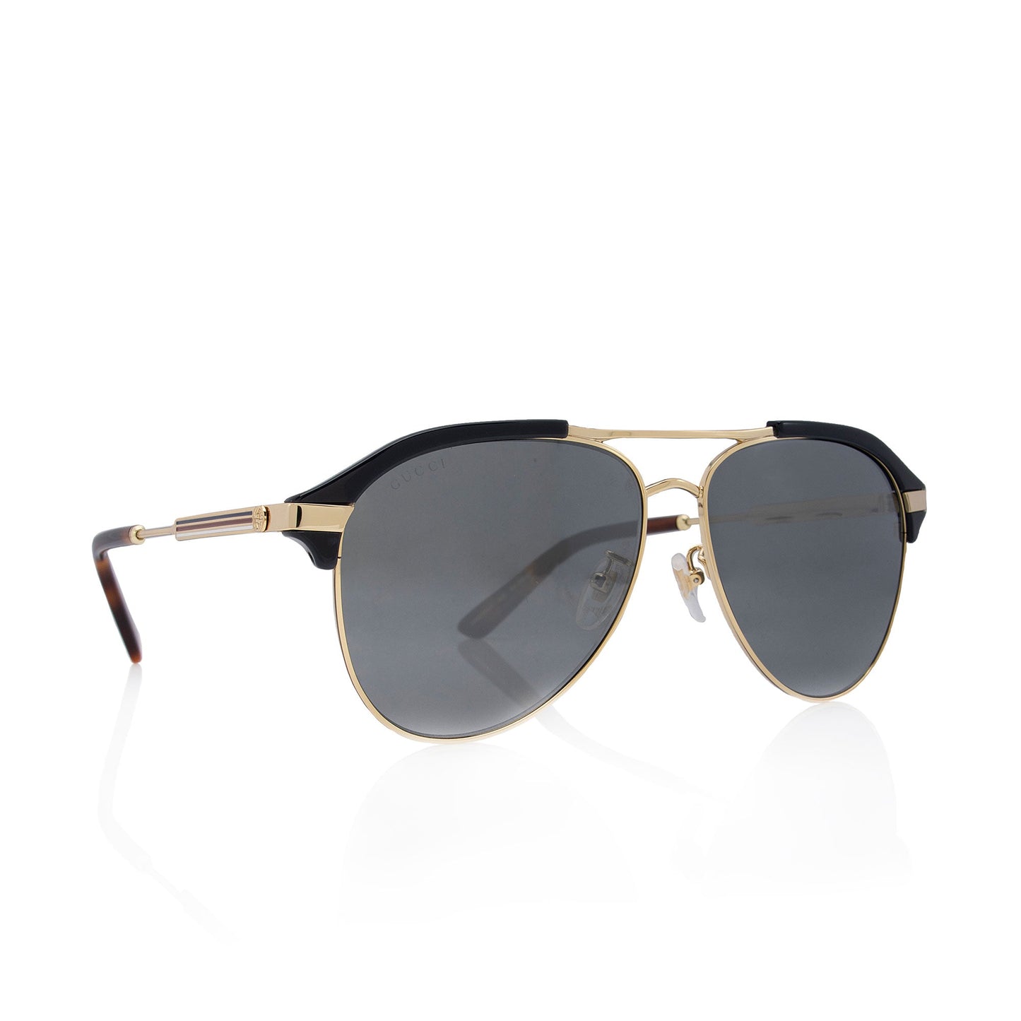 Gucci GG Web Aviator Sunglasses (SHF-OggPgD)