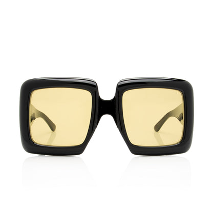 Gucci Interlocking GG Oversized Square Sunglasses (SHF-UjyKQM)