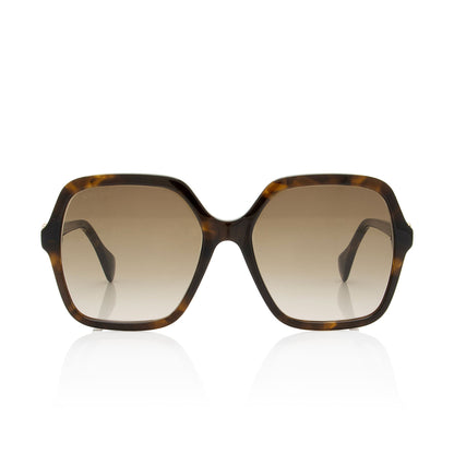 Gucci Interlocking GG Oversized Square Sunglasses - FINAL SALE
