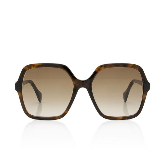 Gucci Interlocking GG Oversized Square Sunglasses - FINAL SALE