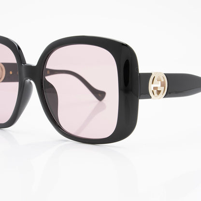 Gucci Interlocking GG Square Oversized Sunglasses