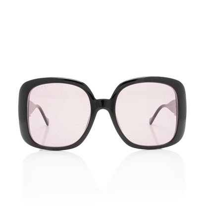 Gucci Interlocking GG Square Oversized Sunglasses