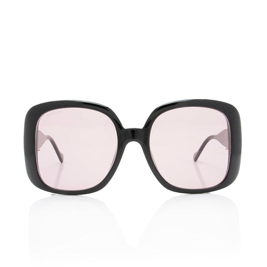 Gucci Interlocking GG Square Oversized Sunglasses