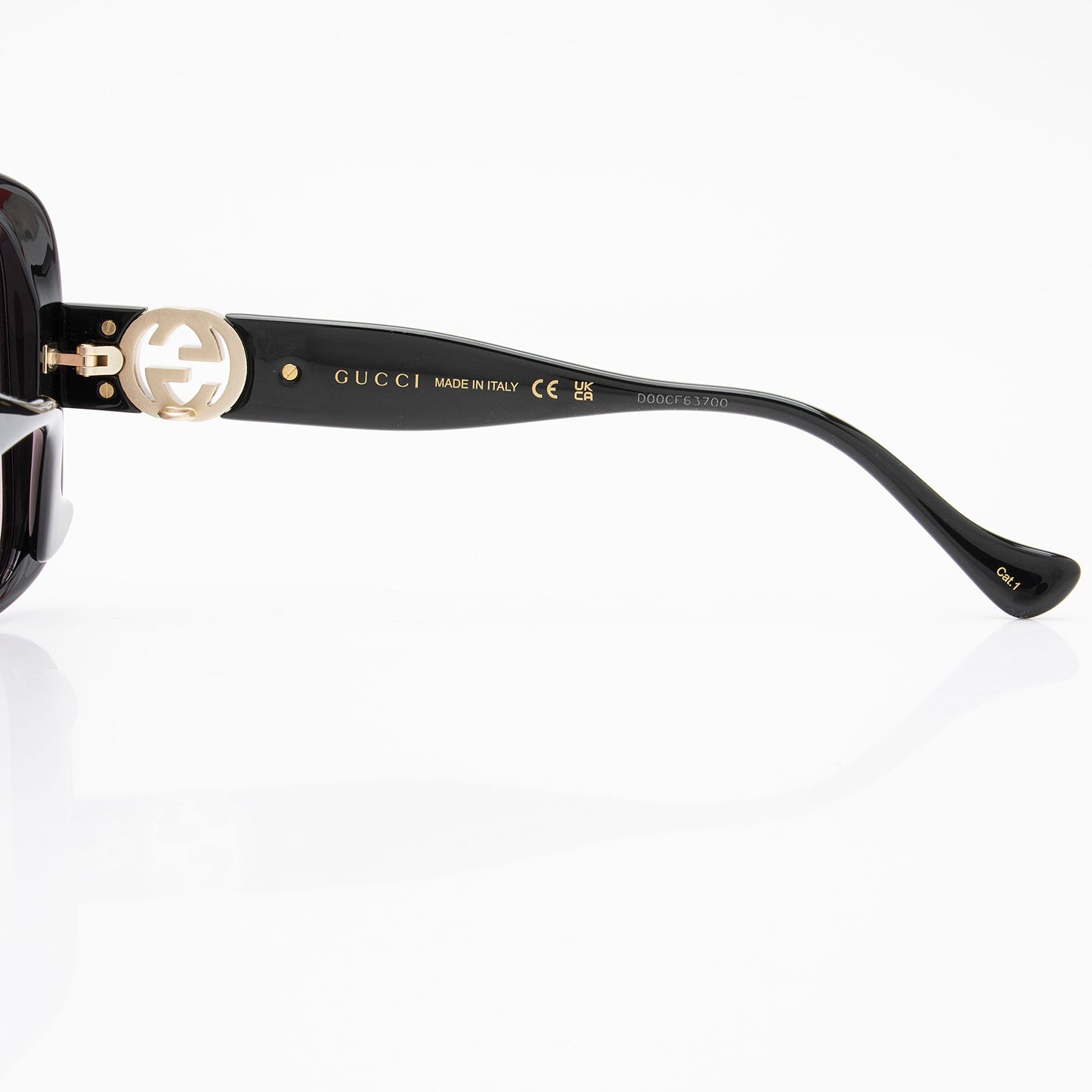 Gucci Interlocking GG Square Oversized Sunglasses