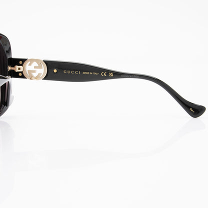 Gucci Interlocking GG Square Oversized Sunglasses