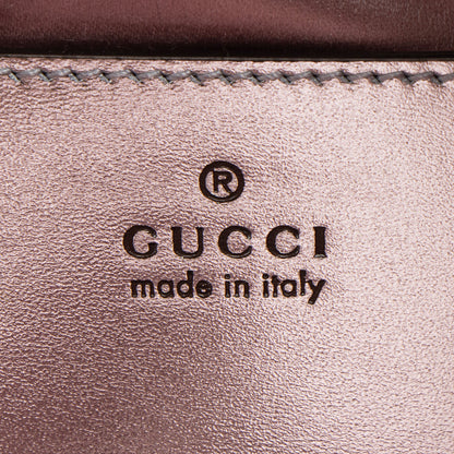 Gucci Matelasse Padded Iridescent Leather GG Marmont Small Camera Bag
