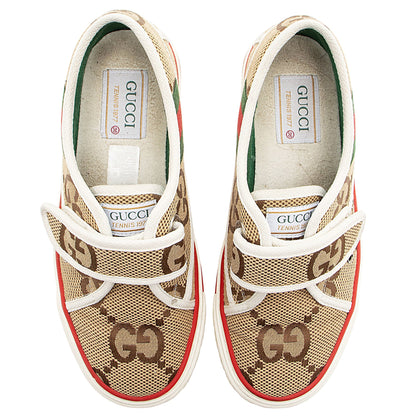 Gucci Jumbo GG Canvas 1977 Tennis Velco Sneakers - Size 6 / 36