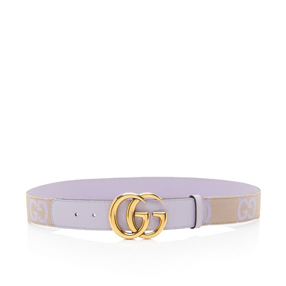 Gucci Jumbo GG Canvas GG Marmont Belt - Size 36 / 90