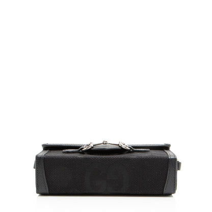 Gucci Jumbo GG Canvas Horsebit 1955 Mini Shoulder Bag