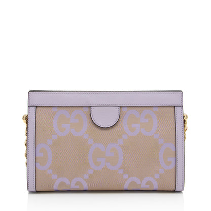 Gucci Jumbo GG Canvas Ophidia Small Shoulder Bag (SHF-omH5F8)