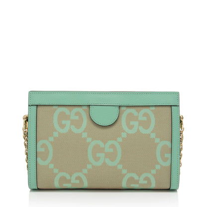 Gucci Jumbo GG Canvas Ophidia Medium Chain Shoulder Bag