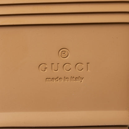 Gucci Jumbo GG Canvas Printed Platform Slides - Size 10 / 40 (SHF-cGb3vr)