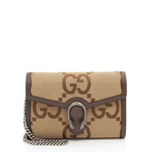 Gucci Jumbo GG Dionysus Chain Wallet (SHF-ifYTOk)