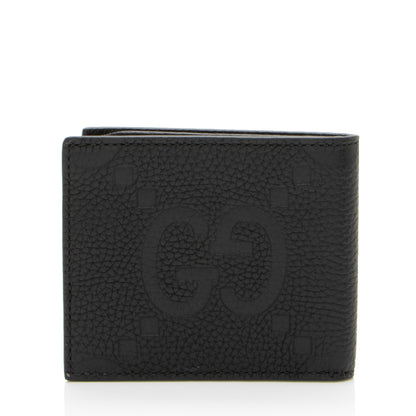 Gucci Jumbo GG Embossed Leather Bifold Wallet (SHF-mmlHGv)
