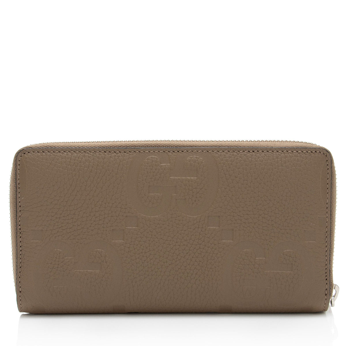 Gucci Jumbo GG Leather Zip Around Wallet (SHF-3lK6BA)