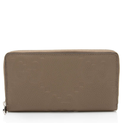 Gucci Jumbo GG Leather Zip Around Wallet (SHF-3lK6BA)