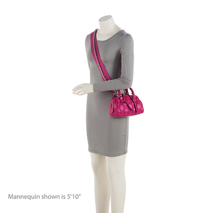 Gucci Jumbo GG Matelasse Nylon Mini Bowling Bag