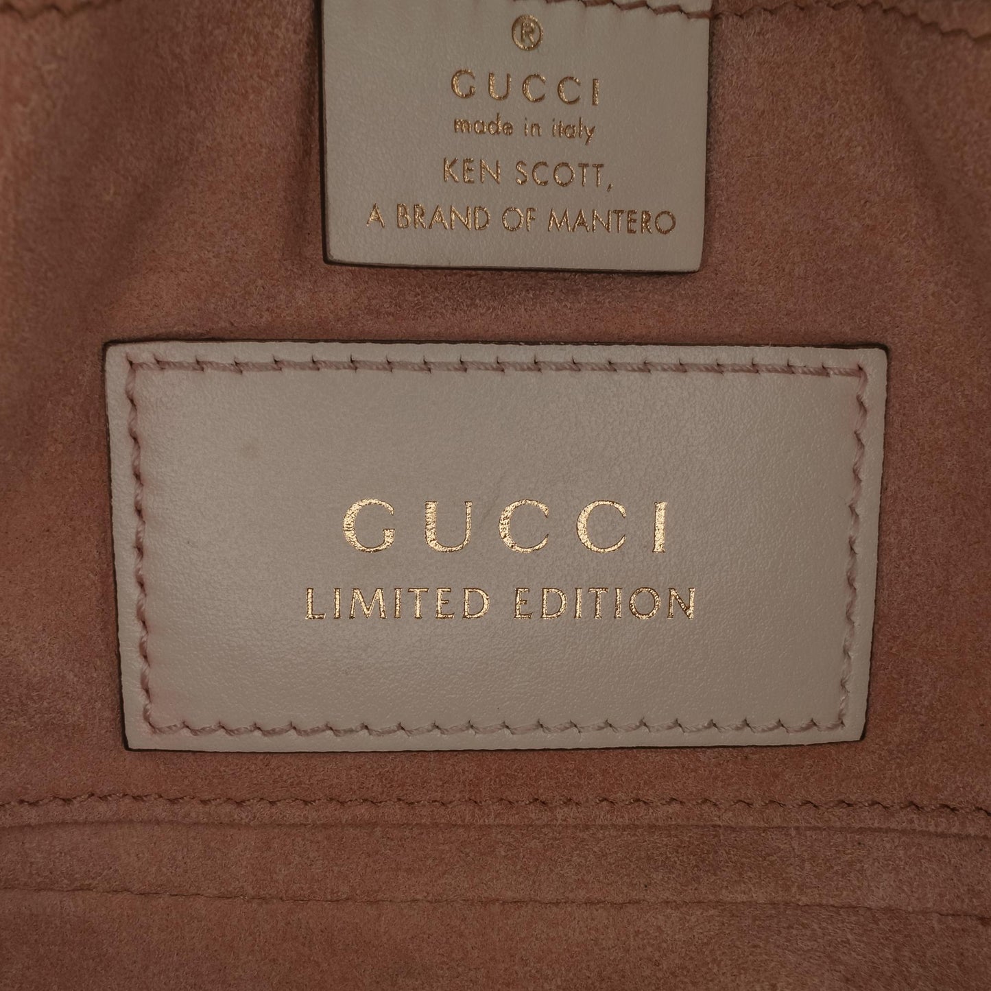 Gucci Ken Scott Mini GG Marmont Floral Printed Matelasse Leather Flap Crossbody