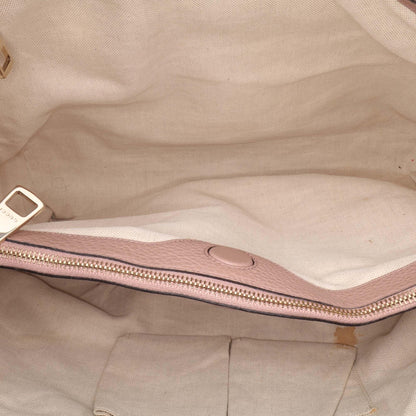 Gucci Large Calfskin Bamboo Shopper Satchel