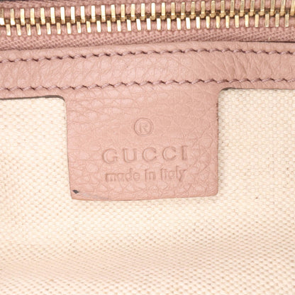 Gucci Large Calfskin Bamboo Shopper Satchel