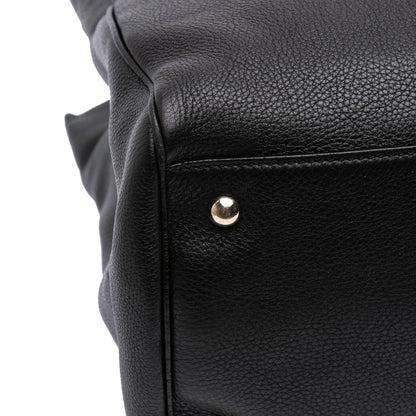Gucci Large Calfskin Bamboo Shopper Satchel