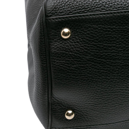 Gucci Large Calfskin Bamboo Shopper Satchel