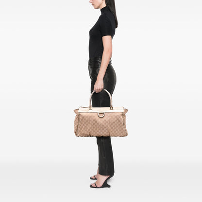 Gucci Large GG Canvas Abbey D Ring Tote