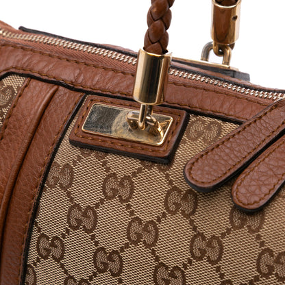 Gucci Large GG Canvas Bella Satchel