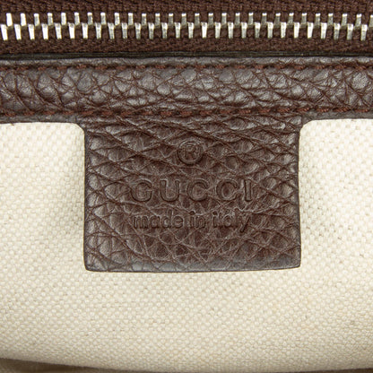 Gucci Large GG Canvas New Bamboo Satchel (SHG-rWP7tz)