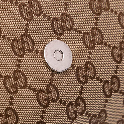 Gucci Large GG Canvas Techno Horsebit Satchel