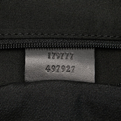 Gucci Large GG Denim Horsebit Classic Ring Hobo