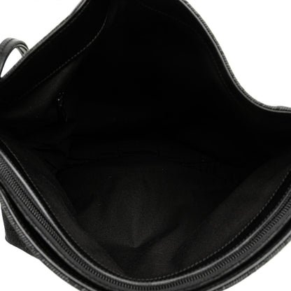 Gucci Large GG Denim Horsebit Classic Ring Hobo