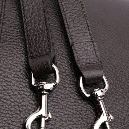 Gucci Large Leather GG Charm Dome Satchel