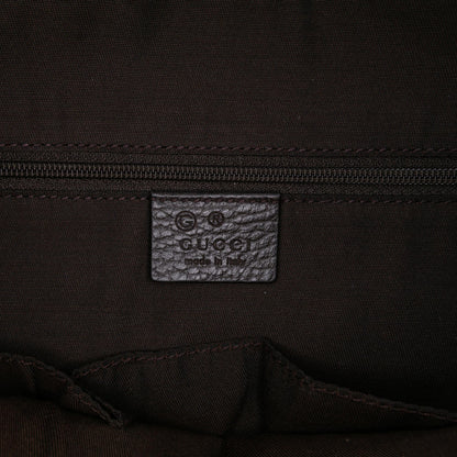 Gucci Large Leather GG Charm Dome Satchel
