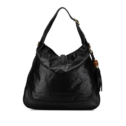Gucci Large Leather New Jackie Satchel (SHG-IPKUWc)