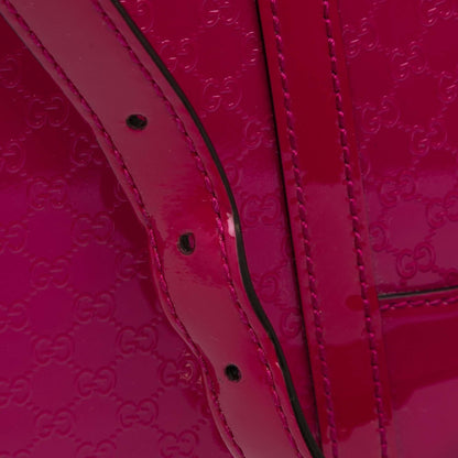 Gucci Large Microguccissima Patent Nice Dome Satchel