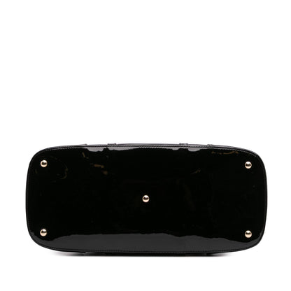 Gucci Large Microguccissima Patent Nice Dome Top Handle Bag