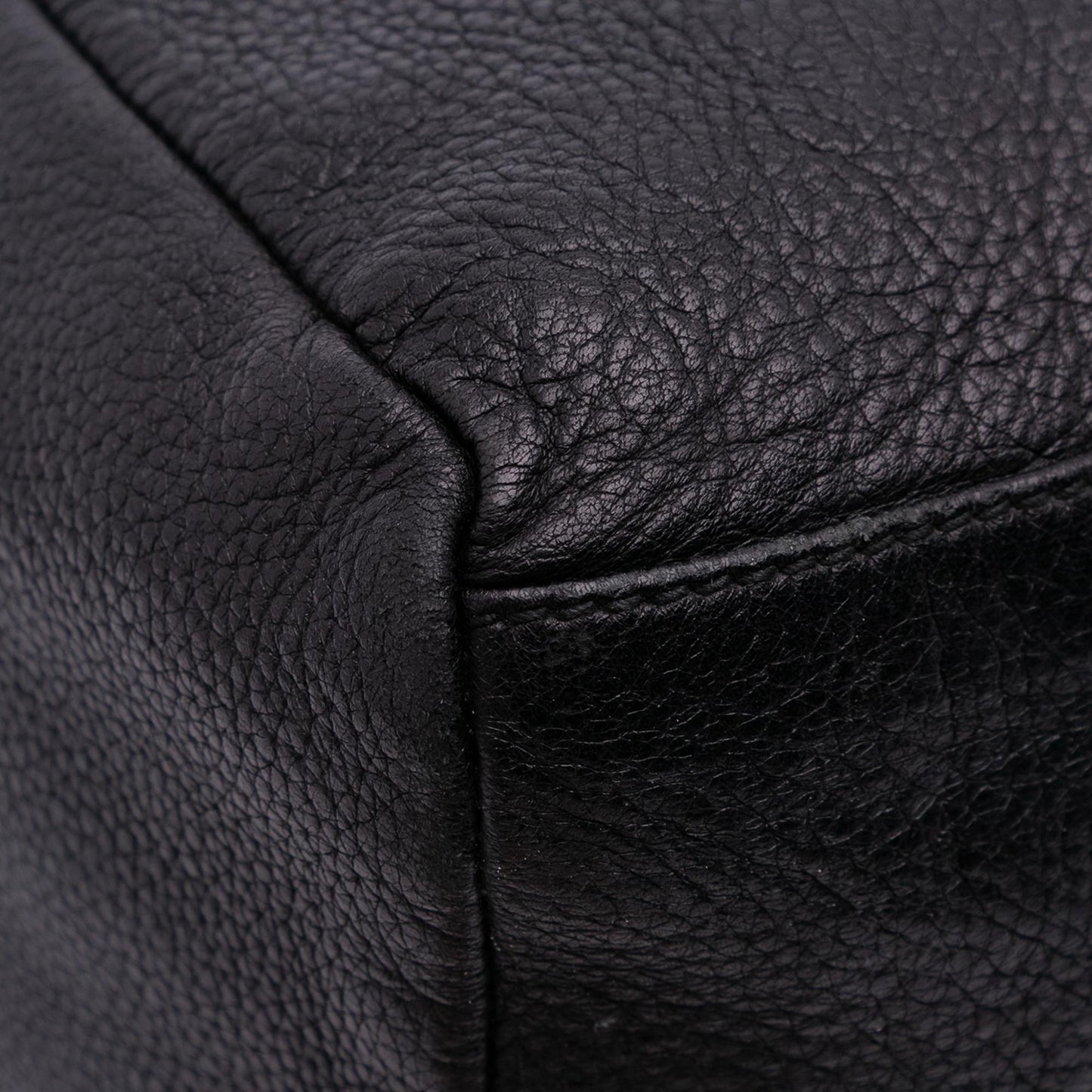 Gucci Large Pebbled Calfskin Bamboo Jungle Convertible Tote