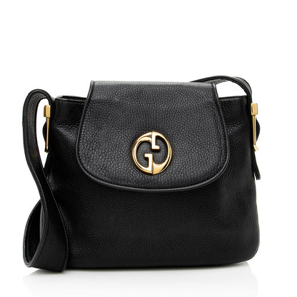 Gucci Leather 1973 Shoulder Bag - FINAL SALE (SHF-19421)