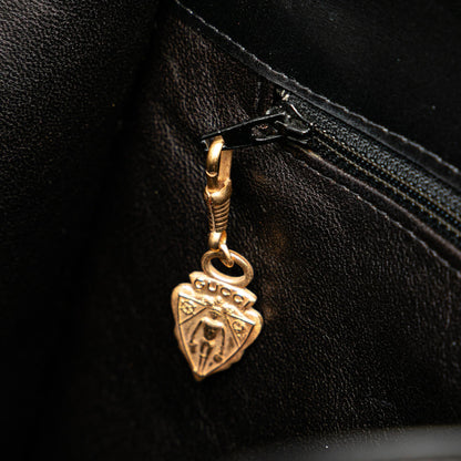 Gucci Leather 1973 Stirrup Handbag (SHG-Jxcegh)