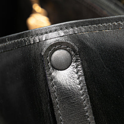 Gucci Leather 1973 Stirrup Handbag (SHG-Jxcegh)