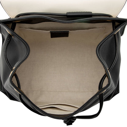 Gucci Leather Animalier Malin Chain Medium Backpack