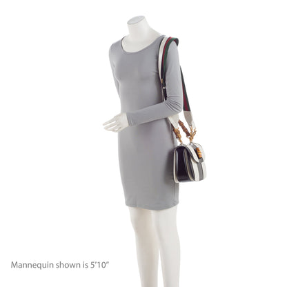 Gucci Leather Bamboo 1947 Medium Top Handle (SHF-J7ooKd)