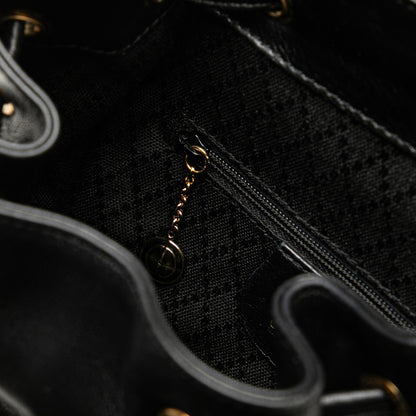 Gucci Leather Bamboo Backpack