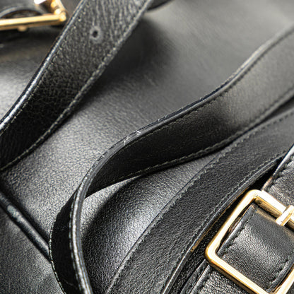 Gucci Leather Bamboo Backpack