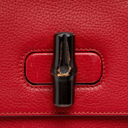 Gucci Leather Bamboo Daily Medium Top Handle