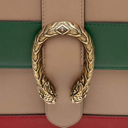 Gucci Leather Bamboo Dionysus Large Top Handle Bag (SHF-M0eZzm)