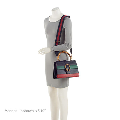 Gucci Leather Bamboo Dionysus Medium Top Handle (SHF-ZwptD2)