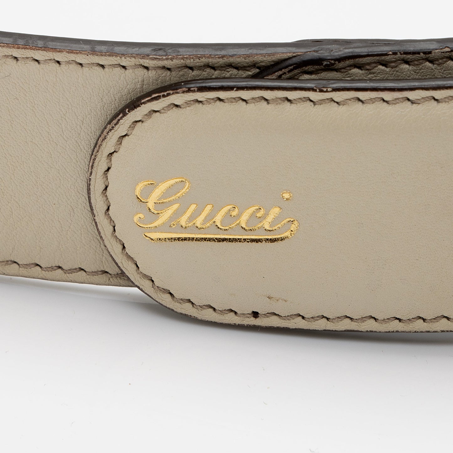 Gucci Leather Bamboo Horsebit Belt - Size 32 / 80 (SHF-c2WoNK)